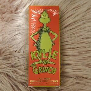 Kylie x Grinch NIB- Lip Kit-Matte Lipstick & Lip Liner